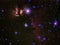 Night sky stars Orion constellation falme and hours head nebula observing