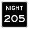 Night Speed Limit Mph Sign