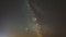 Night Starry Sky With Glowing Stars. Bright Glow Of Planets Saturn and Jupiter In Sky Among The Milky Way Galaxy Stars