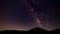 Night starry sky Mt.Fuji Fujisan Milky way