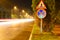 Night street long exposure europe