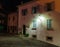 night street in the old town of San Marino