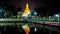 Night temples of Yangon, Myanmar
