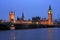 Night time along the River Thames