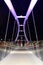 Night Time Glass Bridge In Dundee