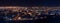 Night time panorama of the Central Business District in Bloemfontein