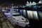 Night-time photograph of Newcastle and Gateshead Quayside, England