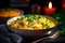 Night-time Saffron Risotto with Parmesan and Parsley
