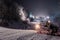 Night time skiing at sugar mountain north carolina