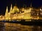 Night time view of the Hungarian Parliament