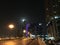 Night time view of Sharjah Corniche