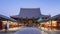 Night to day time lapse video of Sensoji Temple in Tokyo, Japan, Timelapse 4K