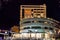 Night view of 4 stars RIU Astoria hotel in Bulgarian resort