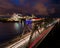 Night view Alexandria Bridge looking toward Gatineau, Quebec