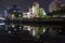 Night view Atomic Bomb Dome