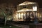 Night view of Bolshoi theatre. Theatre square. Architecture of Moscow