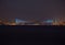 The night view of the Bosphorus with the Bosphorus bridge. Istanbul