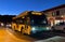 Night view of Breckenridge free ride bus