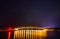 Night View of Bridge to Sommaroy, Troms og Finnmark, Norway