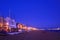 Night view of Brighton Beach UK