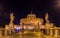 Night view of Castel Sant\'Angelo in Rome, Italy