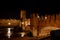 Night view of Castelvecchio di Verona, Italy. Scaliger bridge over the Adige river.