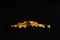 Night view of castle of Argos in Peloponnese, Greece