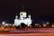 Night View Cathedral of Jesus Christ the Saviour in the summer v
