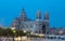 The night view of the cathedral of Marseille, Sainte-Marie-Majeure, also known as La Major.