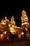 Night view of the Cathedral of Morelia in michoacan, mexico III