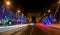 Night view of the Champs-Elysees