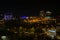 Night view of the city and port of Gdynia, Poland