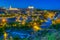 Night view of cityscape of Toledo, Spain