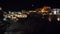 Night view of cliff and town of Polignano a Mare, Italy