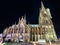 Night view of Cologne Cathedral - Germany, North Rhine-Westphali