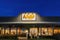 Night view of the Cracker Barrel Old Country Store