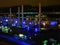 Night view of the Dajia Riverside Park harbor during Taipei International Flora Exposition