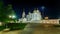 Night view of Dormition Cathedral in Vladimir.