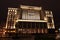 Night View of the eastern facade of the old Hotel Moskva from Ma