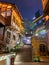 Night view of The Eighteen Terraces  traditional style areaï¼ŒChongqing, China