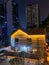 Night view of The Eighteen Terraces  traditional style areaï¼ŒChongqing, China