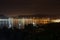 Night view of Enseada Beach in Guaruja