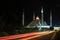 Night view of Faisal Mosque