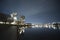 Night view of False Creek.  Vancouver Canada