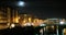 Night view of famous Bridge in Dublin