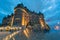 Night view of the famous Fairmont Le ChÃ¢teau Frontenac