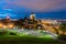 Night view of the famous Fairmont Le ChÃ¢teau Frontenac