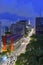 Night view of the famous Paulista Avenue