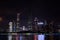 The night view of the financial center of Zhujiang New Town, Guangzhou, China