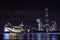 The night view of the financial center of Zhujiang New Town, Guangzhou, China